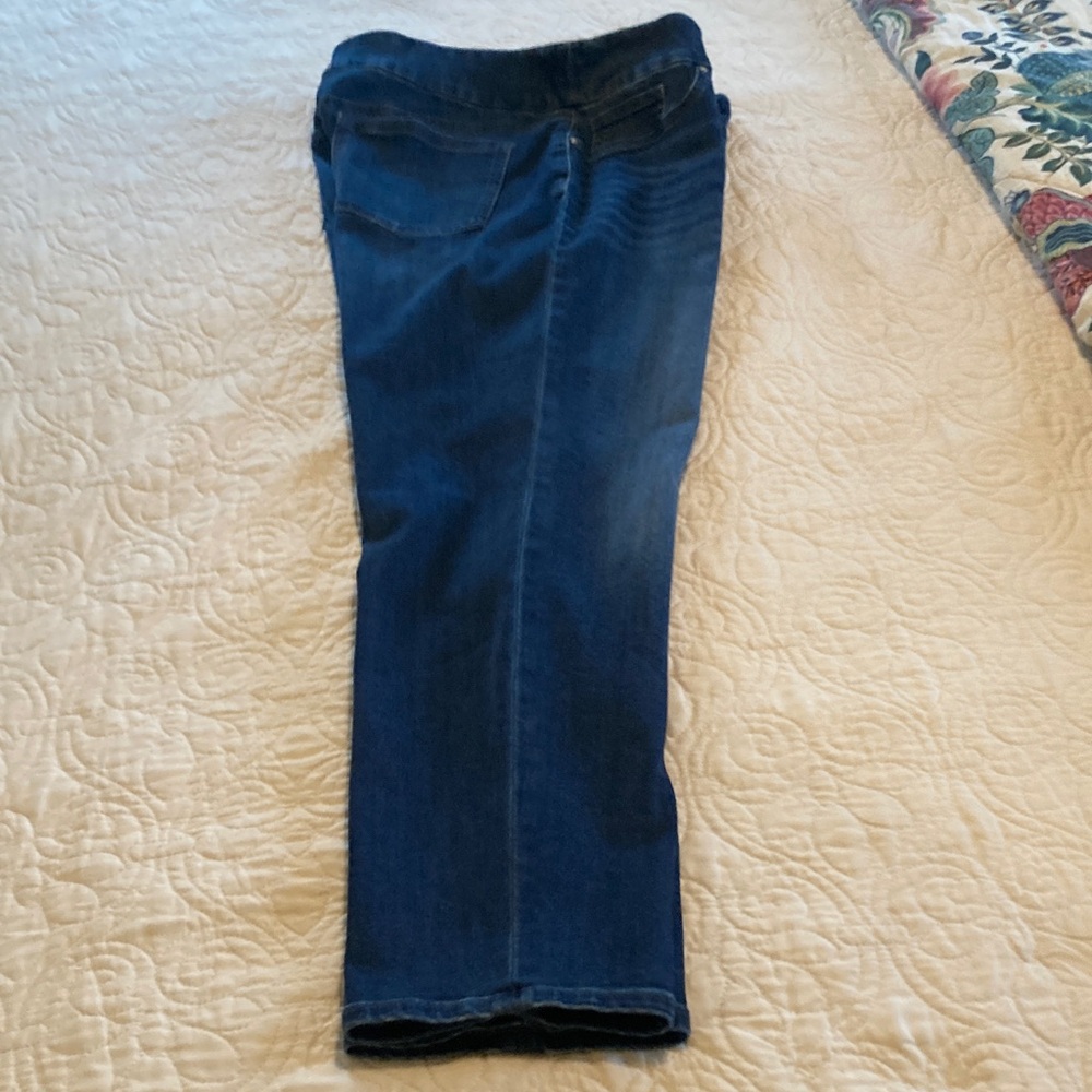 Chico's Indigo Stretch Jeggings Jeans US size 14 Chico size 2.5 Regular - Picture 8 of 9